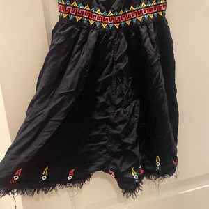 Topshop Embroidered Romper
